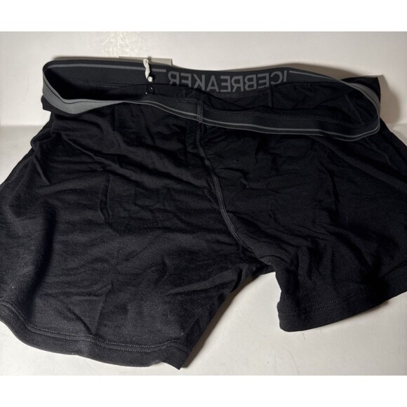 Mens Icebreaker Merino Anatomica Stretch Wool Boxer Black Size: XXL NEW IN BOX - Picture 4 of 8